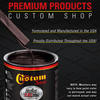 Molten Red Metallic - Hot Rod Flatz Flat Matte Satin Urethane Auto Paint - Complete Quart Paint Kit