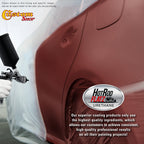 Candy Apple Red Metallic - Hot Rod Flatz Flat Matte Satin Urethane Auto Paint - Complete Quart Paint Kit
