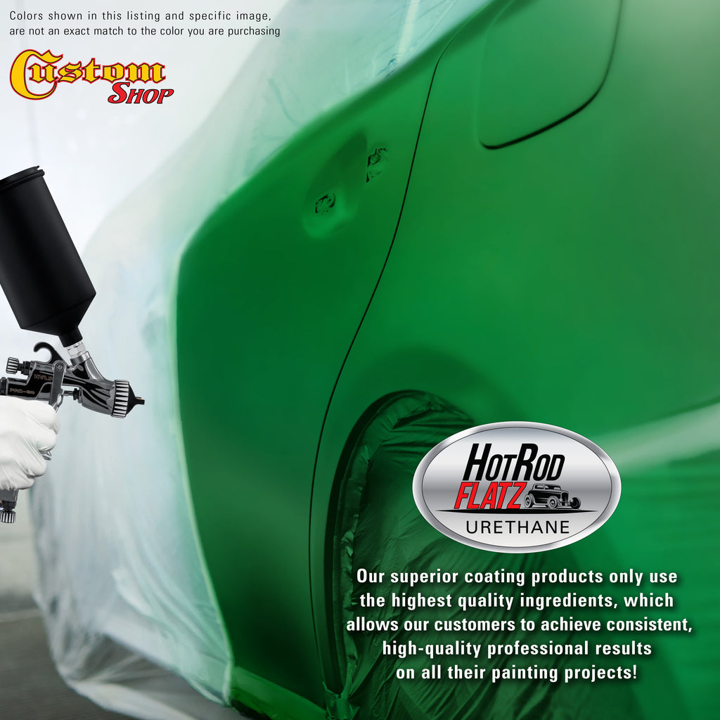 Firemist Lime - Hot Rod Flatz Flat Matte Satin Urethane Auto Paint - Complete Quart Paint Kit Coating