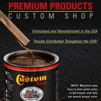 Saddle Brown Firemist - Hot Rod Flatz Flat Matte Satin Urethane Auto Paint - Complete Gallon Paint Kit