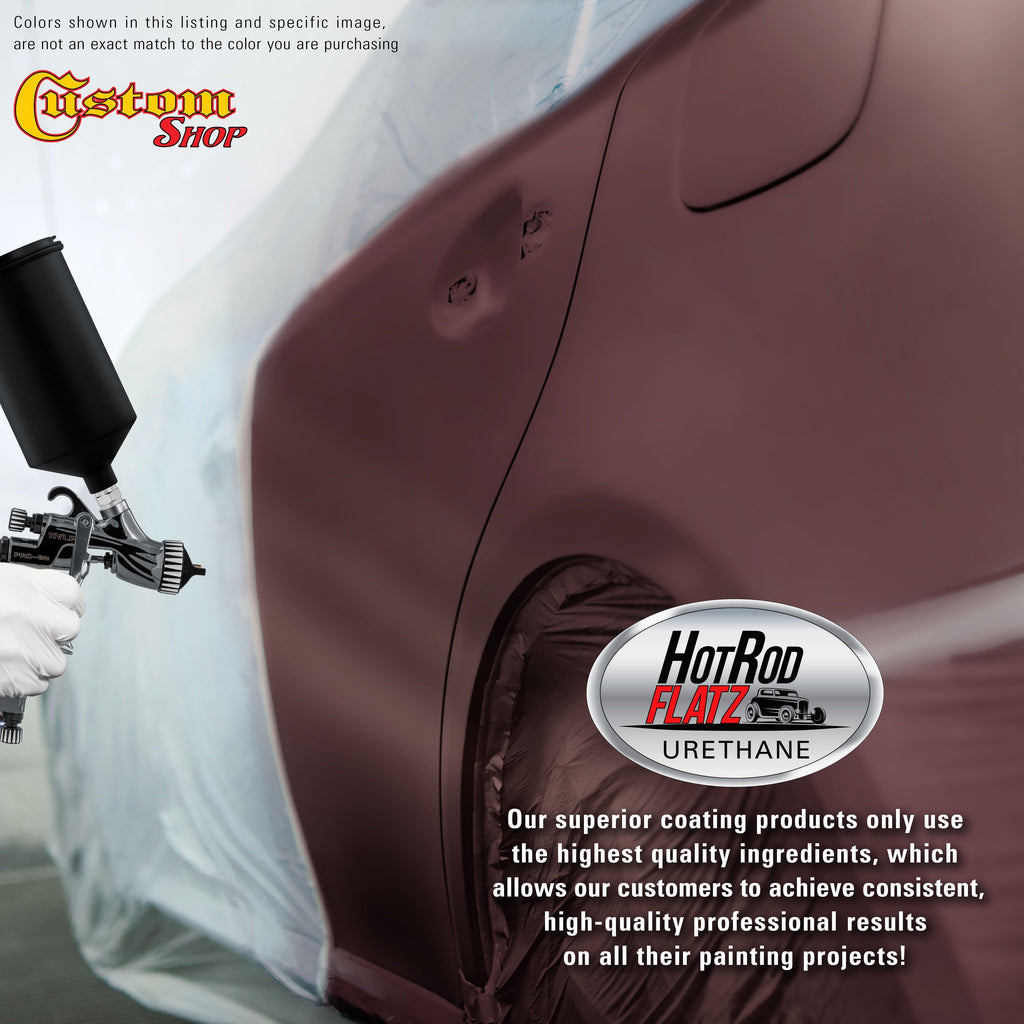 Milano Maroon Firemist - Hot Rod Flatz Flat Matte Satin Urethane Auto Paint - Complete Gallon Paint Kit