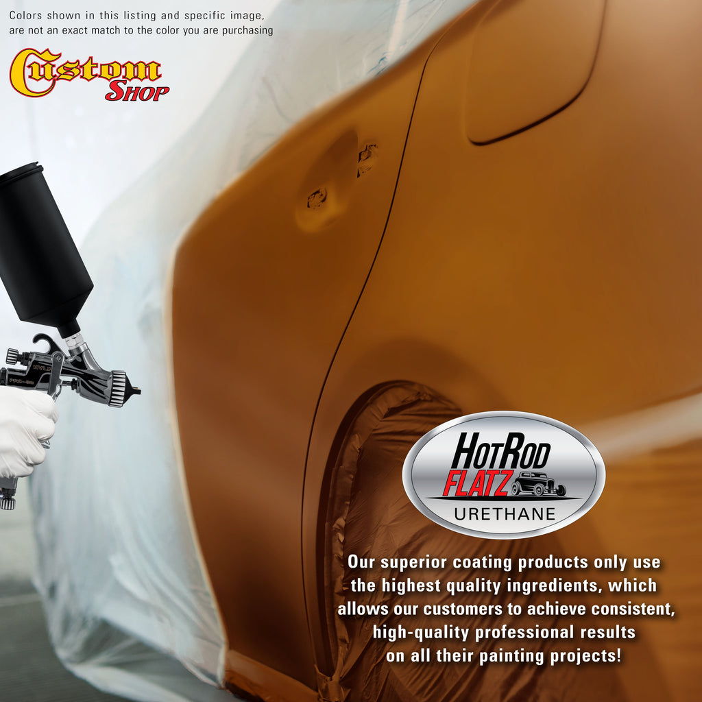 Firemist Orange - Hot Rod Flatz Flat Matte Satin Urethane Auto Paint - Complete Quart Paint Kit