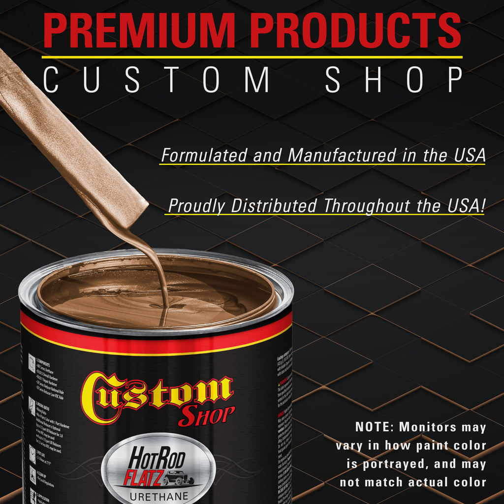 Bronze Firemist - Hot Rod Flatz Flat Matte Satin Urethane Auto Paint - Complete Gallon Paint Kit