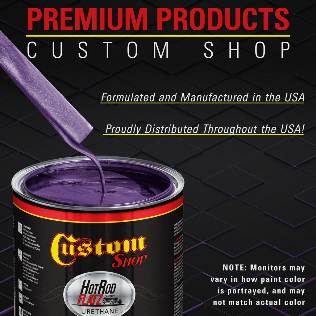 Firemist Purple - Hot Rod Flatz Flat Matte Satin Urethane Auto Paint - Complete Quart Paint Kit