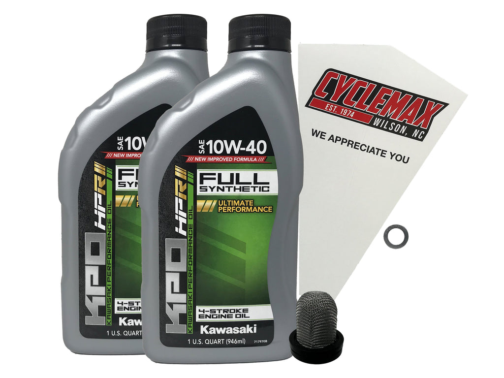 Kawasaki KPO Full Synthetic Oil Change Kit for 2012-2025 BRUTE FORCE 300