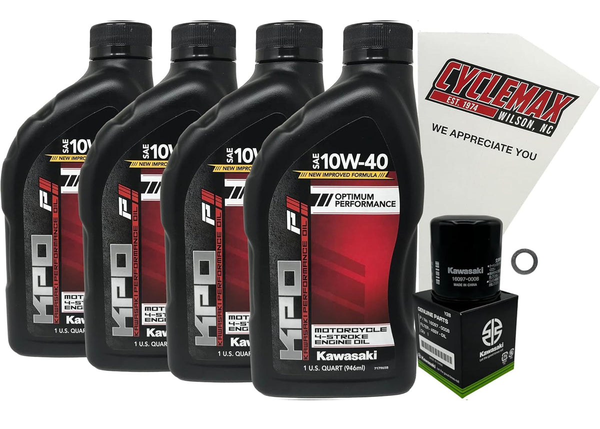 Kawasaki KPO Standard Oil Change Kit for 2003-2004 NINJA ZX-6RR