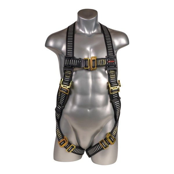 Kapture 5 Point Element Full Body Harness - Welding Series - Dorsal D-Ring - Mating Buckle Chest & Legs - All Sizes