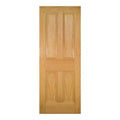 Kingston Unfinished Oak Internal Door - All Sizes - Deanta