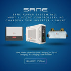 SRNE Power System inc. MPPT - DC/DC Charger - AC Charger & 3kW Inverter