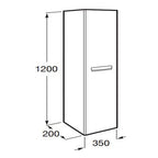 The Gap 350mm Column Bathroom Unit - All Colours