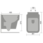 Medici Wall Hung Toilet with Soft Close Seat