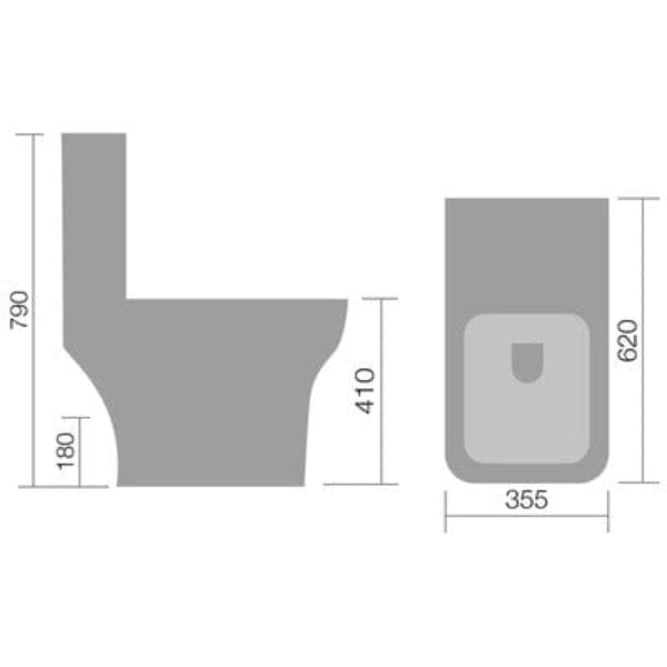 Bella Close Coupled Toilet Pack