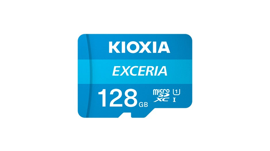 Kioxia Exceria Memory Card 32GB MicroSDHC U1 Class 10 UHS-I 100MB/s - Blue