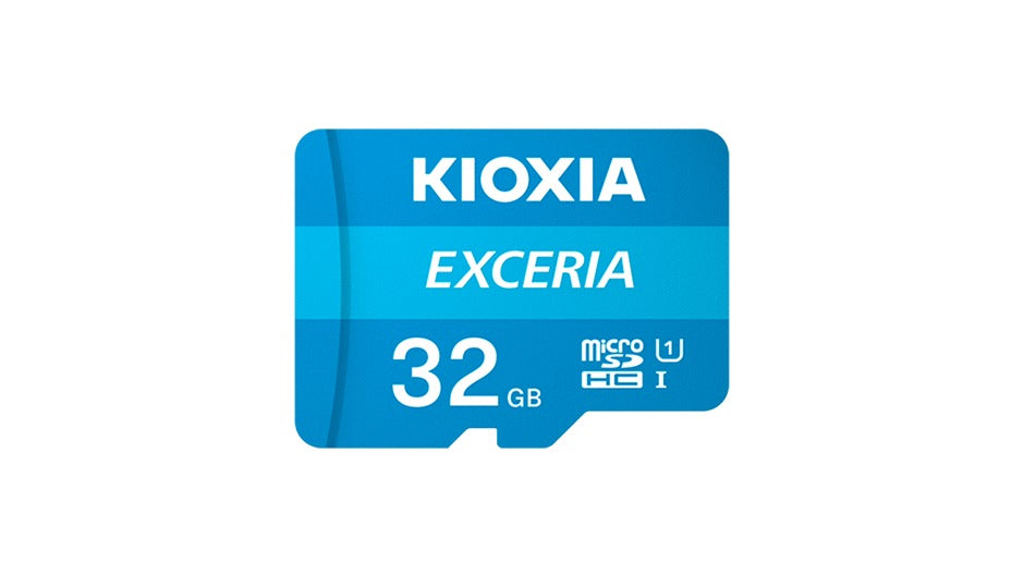 Kioxia Exceria Memory Card 64GB MicroSDXC Class 10 UHS-I U1 100MB/s - Blue