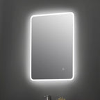 Cove Ambient Rectangular LED Touch Sensor Illuminated Mirror - 700mm x 500mm