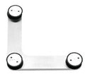 CRL Brushed Stainless Laguna Series Transom/Sidelite Support Bracket - LS6BS