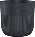 Luca Pot without Hole 160mm Deep Black