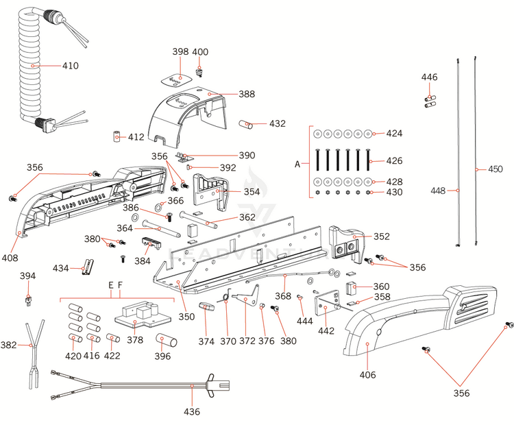 Minn Kota BAG ASSY-TERROVA/V2 MNTG HDW P/N: 2994864