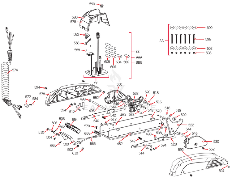 Minn Kota BAG ASSY-TERROVA/V2 MNTG HDW P/N: 2994864