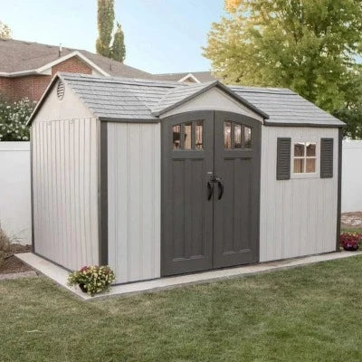 Lifetime Heavy Duty Plastic Garden Shed - All Sizes