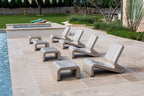 Line Outdoor Ottoman – Modern In-Pool & Patio Resin Ottoman