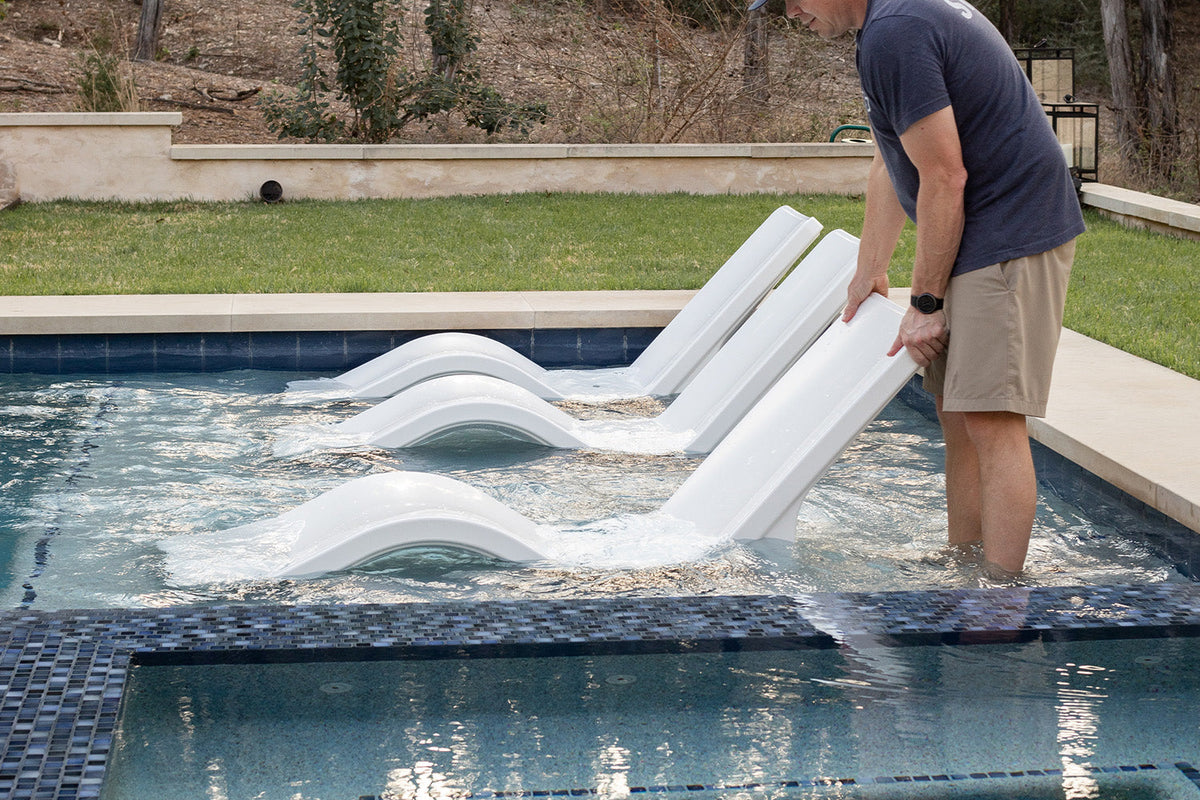 Line In-Pool Chaise Lounge – Modern Luxury Pool Lounger