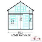 Lodge Playhouse - 8ft x 9ft