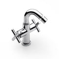 Loft Chrome Bidet Mixer Tap With Pop-Up Waste