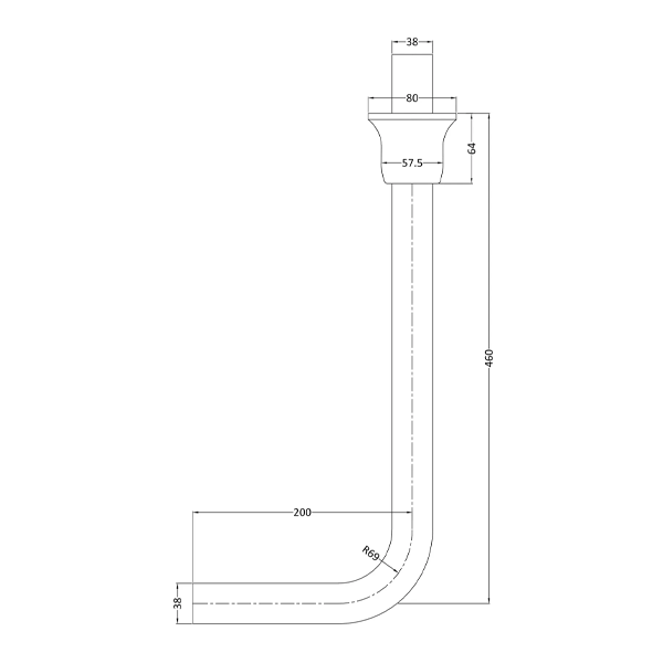 Low Level Flush Pipe Pack
