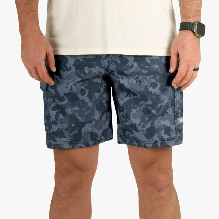 Aftco Deckhand Camo Fishing Cargo Shorts