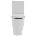 Emme Close Coupled Toilet with Closed, Flush to Wall Back