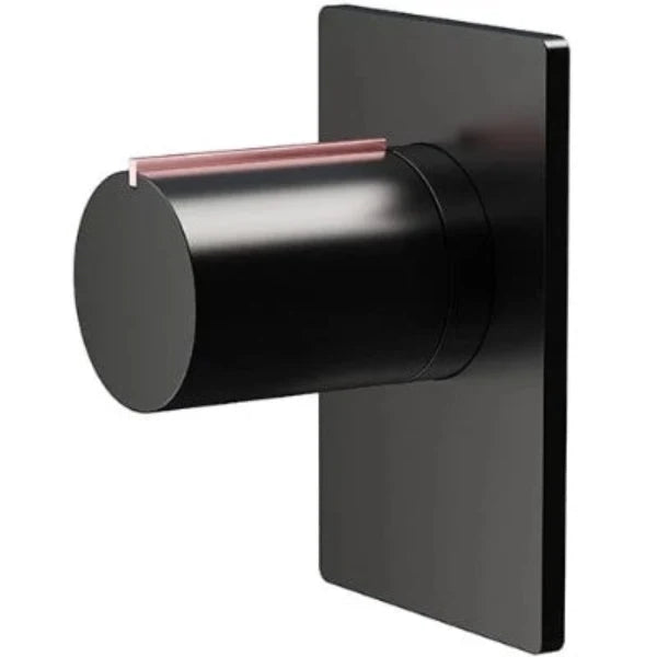 Velar Concealed 1-Way Matt Black Shower Valve
