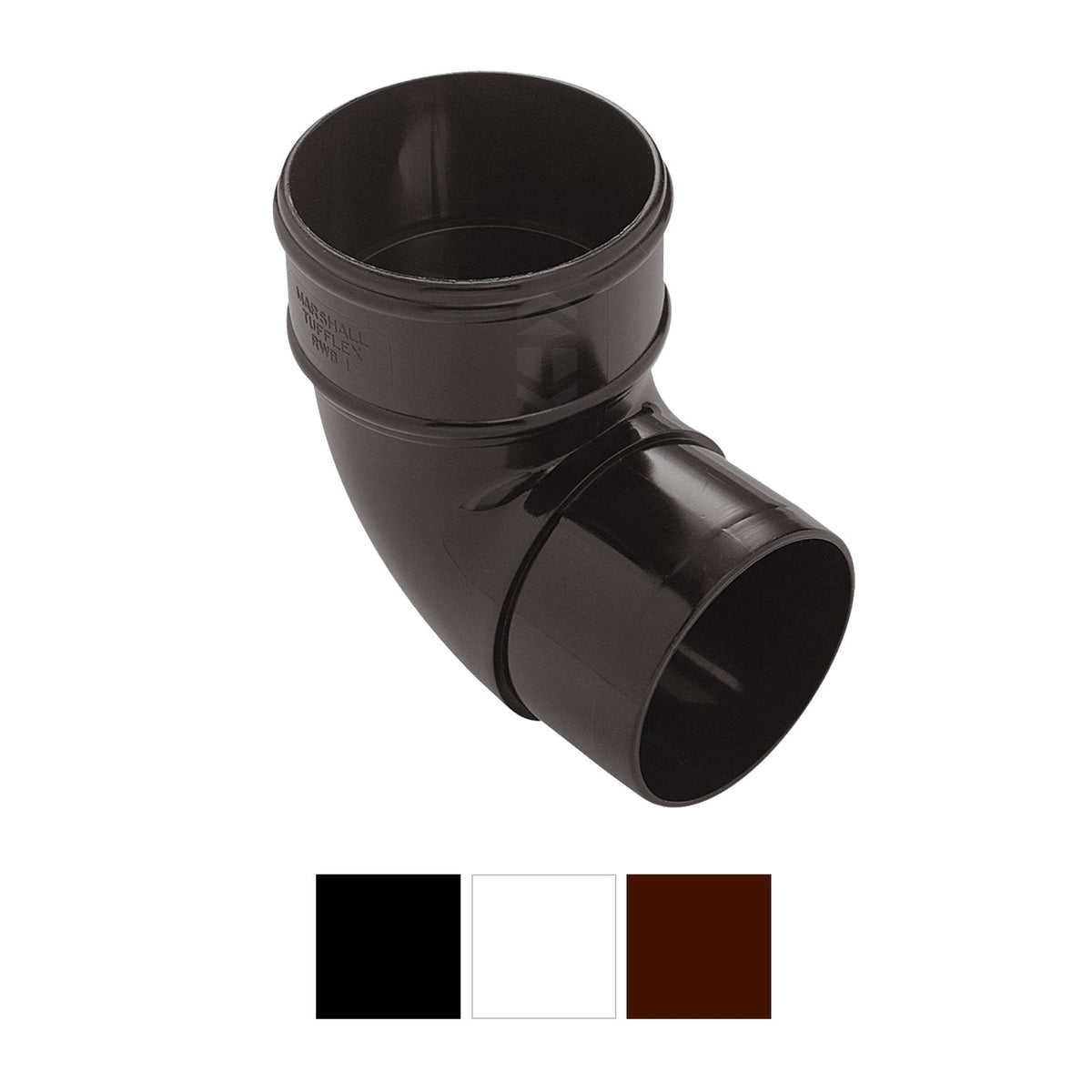Marshall Tufflex RWB1 Round Downpipe Bend 90°