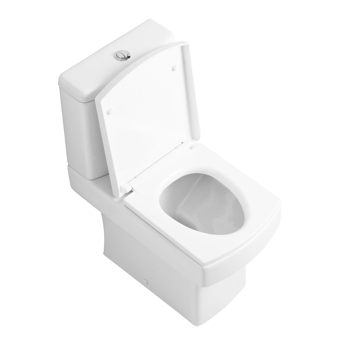 Messina  Close Coupled Toilet with Soft Close Seat & Cistern - White