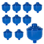 Pack of 5 Disposable Mini Air Water Trap Filters with Standard 1/4" Threads - Removes Moisture Before it Reaches Spray Guns & Air Tools