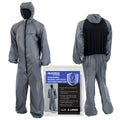 Reusable Anti-Static Automotive Paint Suit (XL) - Breathable Protective Auto Spray Paint Coveralls with Hood & Mesh Back - Polyester