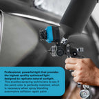 Rechargeable Spray Gun Mount Color Match Light, 500 Lumen LED, CRI 95+ - Replicates Natural Sunlight, Illuminates Paint Surface