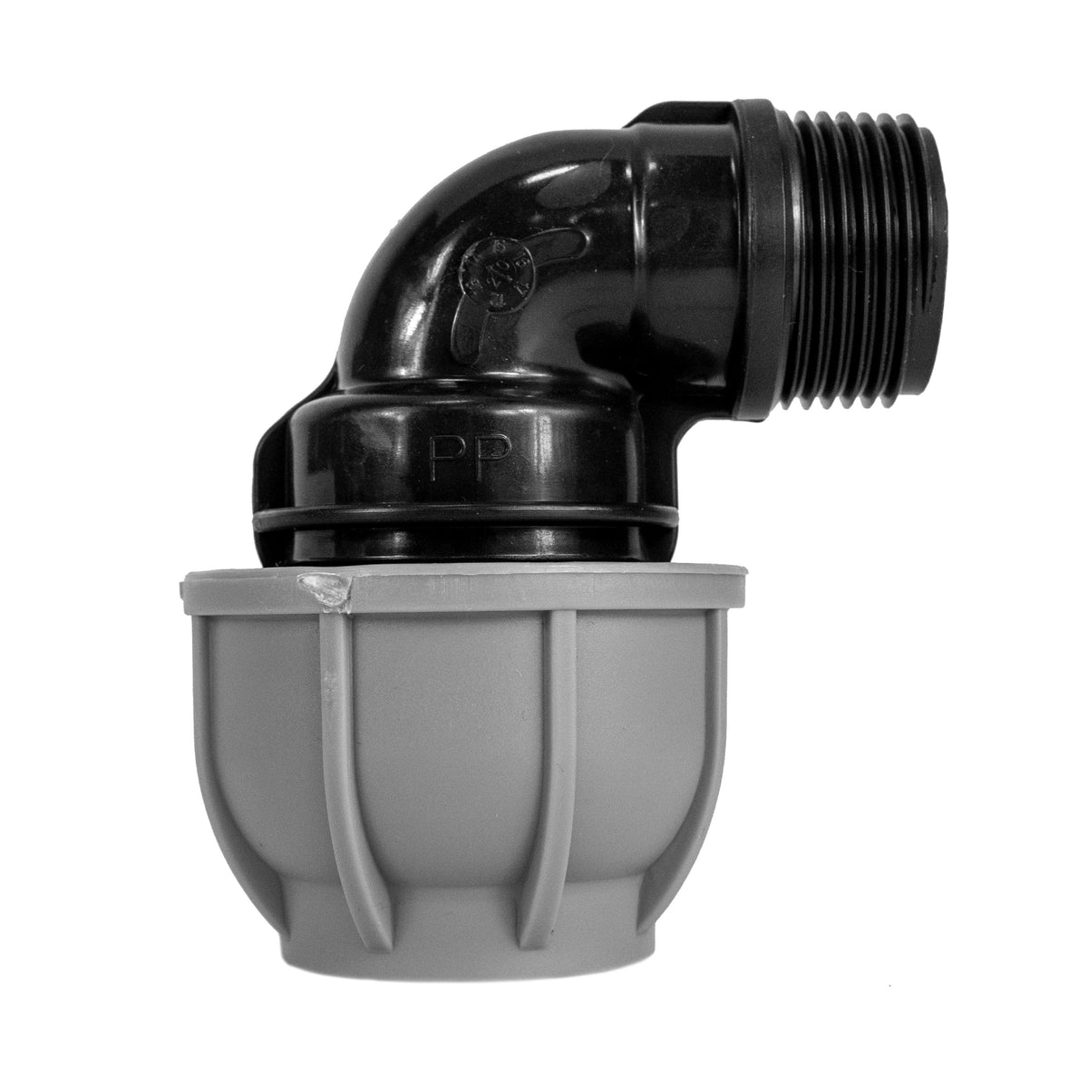IBC 6-inch Cap Kit with 50mm MDPE Elbow