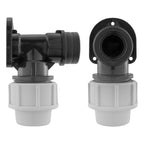 Wall Flange Kit 32mm MDPE + Female Quick Connector