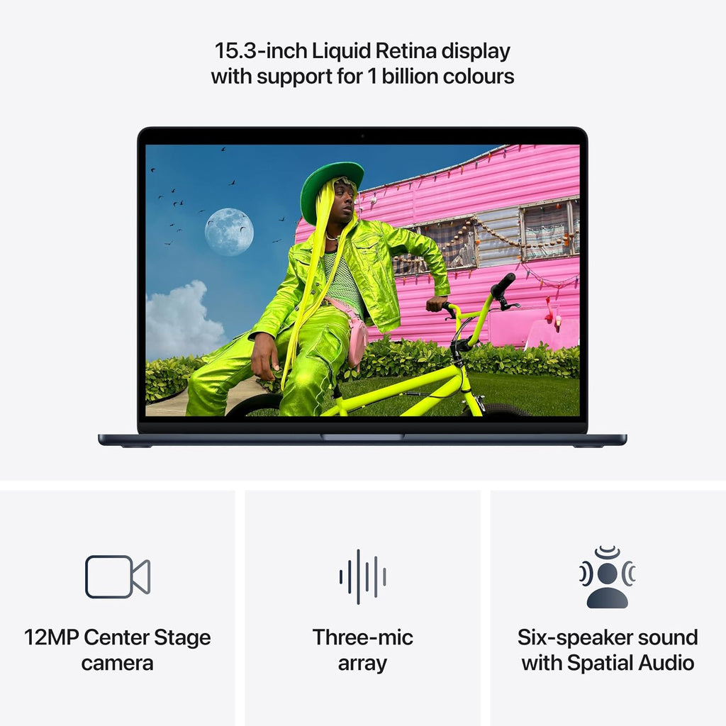 Apple MacBook Air 2026 MDVH4B/A 15.3in M5 16GB 512GB SSD Laptop - Midnight