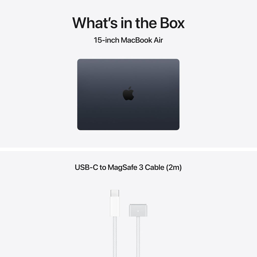 Apple MacBook Air 15" (2026) M5 MacOS 1TB SSD 16GB RAM Laptop - Midnight