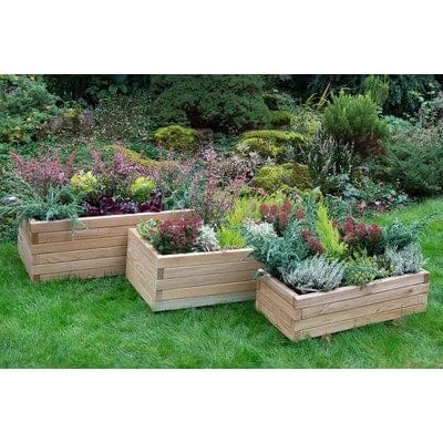Forest Durham Rectangular Planter (Pack of 3)