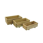 Forest Durham Rectangular Planter (Pack of 3)