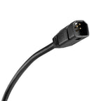 Minn Kota Universal Sonar 2 Adapter Cables - US2 showing a close-up of the black connector with gold pins designed for marine electronics and fishing tackle integration.