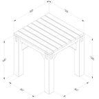 Forest Modular Wooden Seating - Style 2