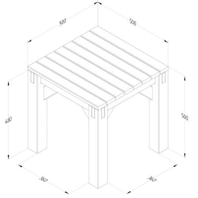 Forest Modular Wooden Seating - Style 2