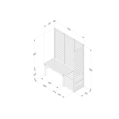 Forest Modular Wooden Seating - Style 1