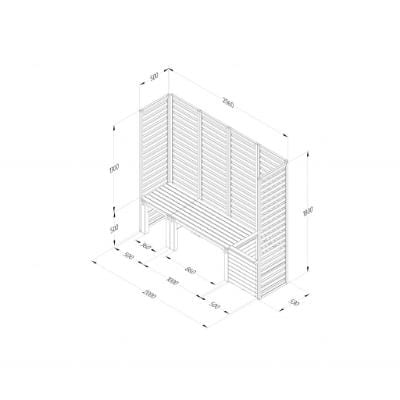 Forest Modular Wooden Seating - Style 2