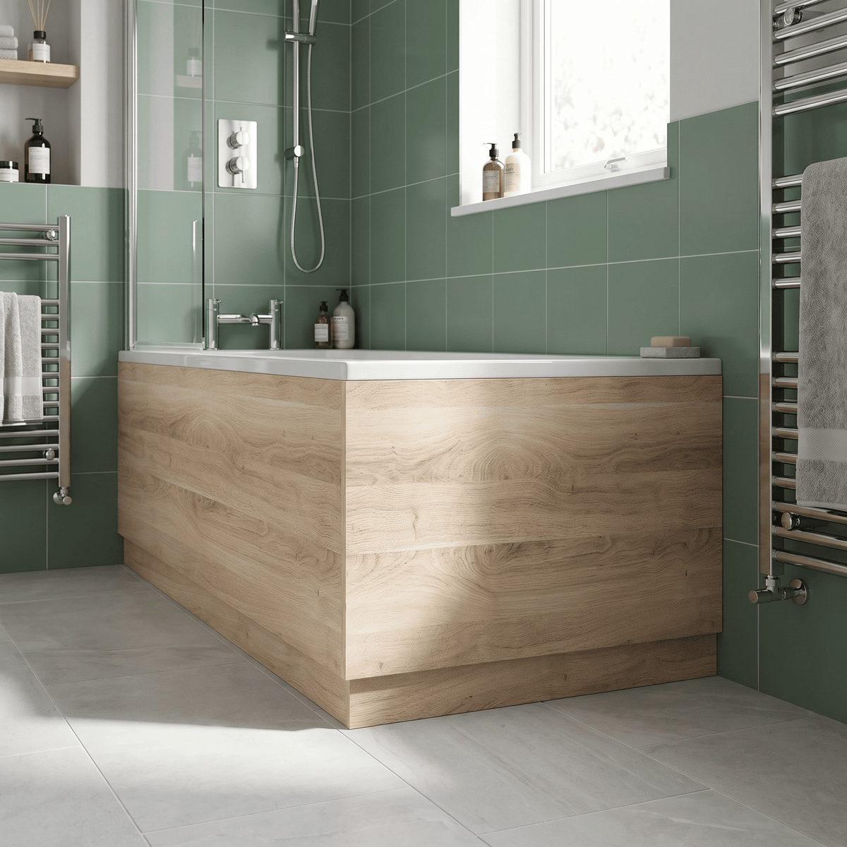 Solvex End Bath Panel with Plinth