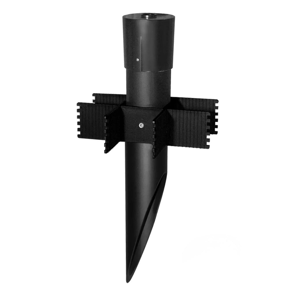 19" PVC Landscape Mounting Post - Black